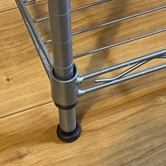 お譲り先決まりました【無料】スチールラックの画像