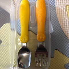 アンパンマン 幼児用スプーン フォーク ケース付きの画像
