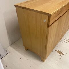  24912  サイドボード　ローチェスト　リビングボード　テレビ台　幅140cm ISSEIKI   ◆大阪市内・東大阪市他 6,000円以上ご購入で無料配達いたします！◆ ※高槻・枚方方面◆西宮・尼崎方面◆生駒方面　それぞれ条件付き無料配送あり！            の画像