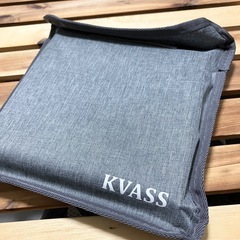 KVASS 遮熱テーブル OD缶 250 ストーブ　遮熱テーブル 折り畳み式 OD缶用 シングルバーナー ガス 遮熱板 キャンプ テーブル ソロキャンプ コンパクト ステンレス製 収納バッグ付き の画像