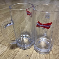 budweiserジョッキ🍺🍺😃２個の画像