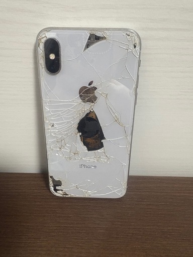 【ジャンク品】iPhone X バッテリー80% 画面・背面に傷あり SiMなし