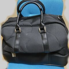 ゴルフ用ボストンバッグ　メンズ　黒　中古品の画像