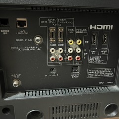 テレビ32型とテレビ台の画像