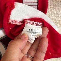 SHEIN サンタさん　ロンパース　68の画像
