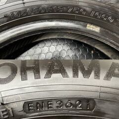 YOKOHAMA ice GUARD iG60 145/80R13 13インチ スタッドレス 4本 21年製 バリ溝 タント N-BOX モコ ワゴンR スペーシア キャロル等(STK011)の画像