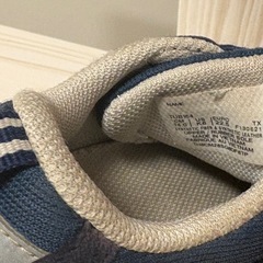 ASICS ネイビー キッズシューズ　14cm 男の子　スニーカー　靴　ベビーの画像