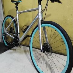 ★受付終了/23日お渡し予定★Bianch🇮🇹ROMA3 Fバーロード 175cm～24段変速 前後タイヤ🆕 極上車 配達可の画像