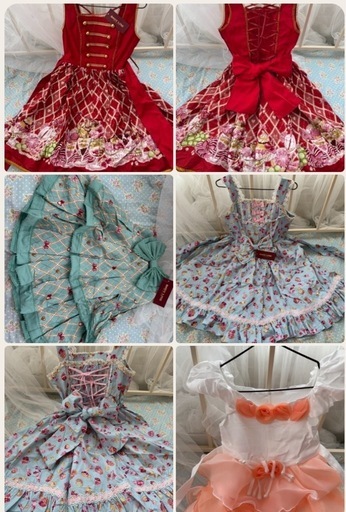 キッズドレスなど15点とヘアアクセセット