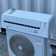 取付け可 ! !◇ヤマダ エアコン 8畳用 2023年 内部クリーン フリーズクリーンYHX-S25N 高圧洗浄済み！保証付き ! !の画像