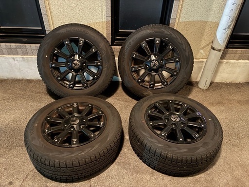 17インチ スタッドレスタイヤ ホイール4本セット LEHRMEISTER レアマイスター モウスト(マットブラック)