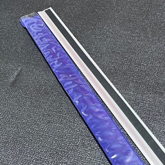 100cm 1m 定規 じょうぎ アルミ 直尺 すべり止め付 アル助の画像