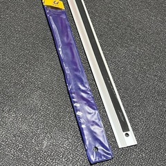 100cm 1m 定規 じょうぎ アルミ 直尺 すべり止め付 アル助の画像