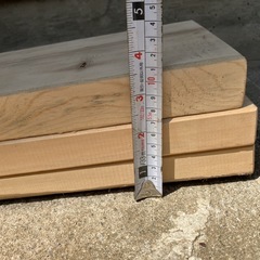 長方形厚板　3枚セット　作業台　まな板の画像