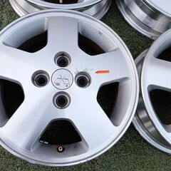 三菱 ミツビシ純正 14インチ EKワゴン【富山】EKスポーツ ミニカ 軽乗用車 DAYZ デイズ ek 中古4本 14インチ 車検対応 アルミホイールの画像