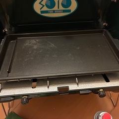 BBQ キャンプ用　折りたたみカセットコンロ　グリル、ガス2本セット　の画像