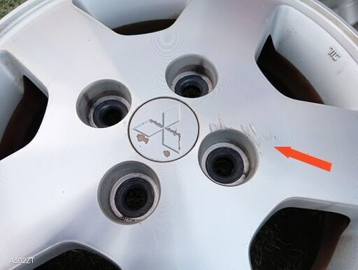 中古アルミ14x4.5　三菱純正　ミニカ、EKワゴン、デリカＤ2などに ノーマル車高でアクティブに！デリカミニタイヤマッチング検証