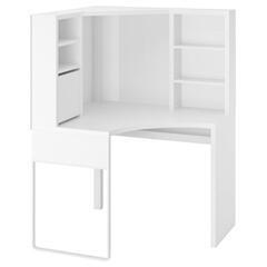 IKEA MICKE コーナーデスク ホワイトの画像