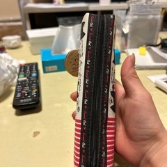 布製ネコ柄ペンケースの画像