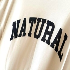 OMNES オムネス　白ロゴオーバーTシャツの画像