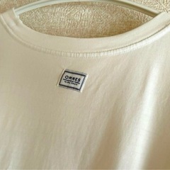 OMNES オムネス　白ロゴオーバーTシャツの画像