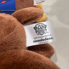 パウパトロールぬいぐるみの画像