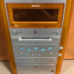 22日午後引き取り限定　DENON  MD/CDコンポの画像