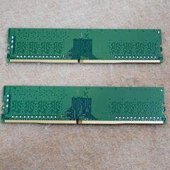 合計16GB 8GB 2枚　Kingston DDR4-2666MHz  CBD26D4U9S8ME-8 メモリ　キングストン　デスクトップの画像