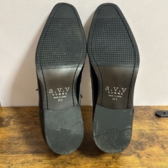 a.v.v ビジネスシューズ 革靴 26.5cm 冠婚葬祭 ブラック 黒の画像