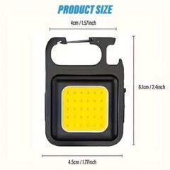 キーチェーンライト充電式LED電灯1個の画像