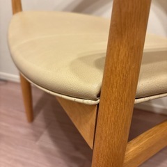 【商談中】【セット販売】北欧家具　柏木工　ダイニングテーブル&チェア1脚セット  の画像