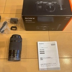 Sony α6400 ミラーレスカメラ ズームレンズセットの画像