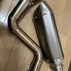ステンレス製 マフラーセット サイレンサー付きの画像