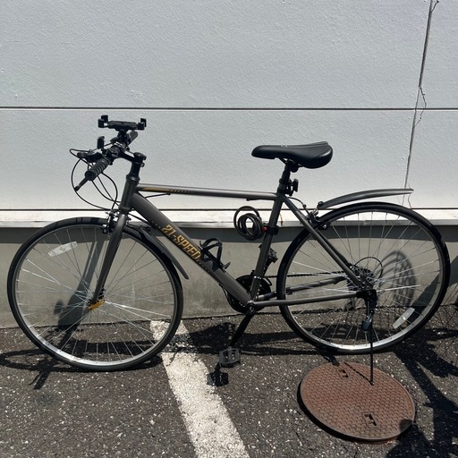 Mixiu クロスバイク シマノ製21段変速 自転車 700C 27インチ相当 高炭素鋼