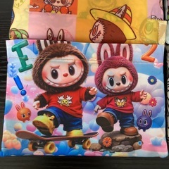 76🐰LABUBUラブブ。大きめエコバッグ1つ¥720の画像