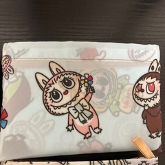 76🐰LABUBUラブブ。大きめエコバッグ1つ¥720の画像