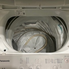 Panasonic 6kg 洗濯機 NA-F6B1 冷蔵庫と同時購入歓迎！の画像