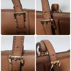 【美品】マイケルコース　MICHAELKORS　トートバッグ　チャーム付き　茶色の画像