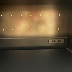 木製食器棚　レンジ台の画像