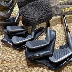 CARBOREX G3 アイアンセット シャフトR新品と使用有ウッド3本セットの画像
