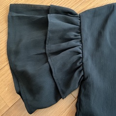 🌻 黒　リボン付き　ブラウス　Mサイズ　レディース🌻の画像