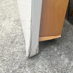 【テーブル天板のみ（脚なし）】DIY・交換用に！ホワイト×木目の画像