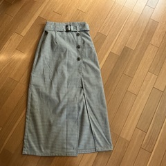 🌻INGNI  格子柄　スカートinスカート　フリーサイズ🌻の画像