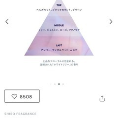 SHIRO ホワイトリリーオードパルファン 40ml 香水の画像
