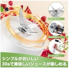 ミキサー ジューサー 500ml ハンドミキサー スムージー ブレンダー 野菜 ジュースの画像