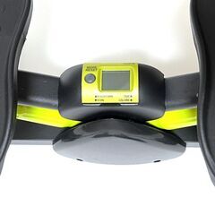 ツイストステッパー デジタルカウンター付き エクササイズバンド付き グリーンの画像