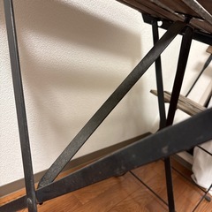 ベランダ用　机　椅子2脚の画像