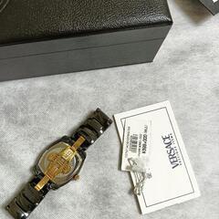 販売価格40万。VERSACE　ヴェルサーチ　自動巻きデイト　セラミックブレス　腕時計の画像