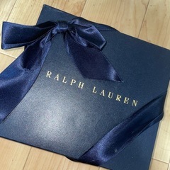 【新品】Ralph Lauren ベビーピンク スタイ　タグ　箱付きの画像