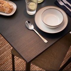 IKEA サンドスベリ（SANDSBERG）67×67／ブラック｜半年使用・目立つ傷なしの画像